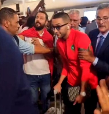 إستقبال المنتخب المغربي بكوت ديفوار